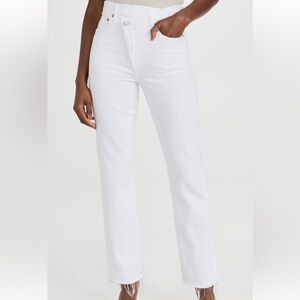 AGOLDE Crisscross Straight Jeans